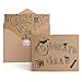 Kuuqa 36 Pcs Foldable Graduation Greeting Cards and Envelopes with 40 Writable Stickers for Celebrating Graduation