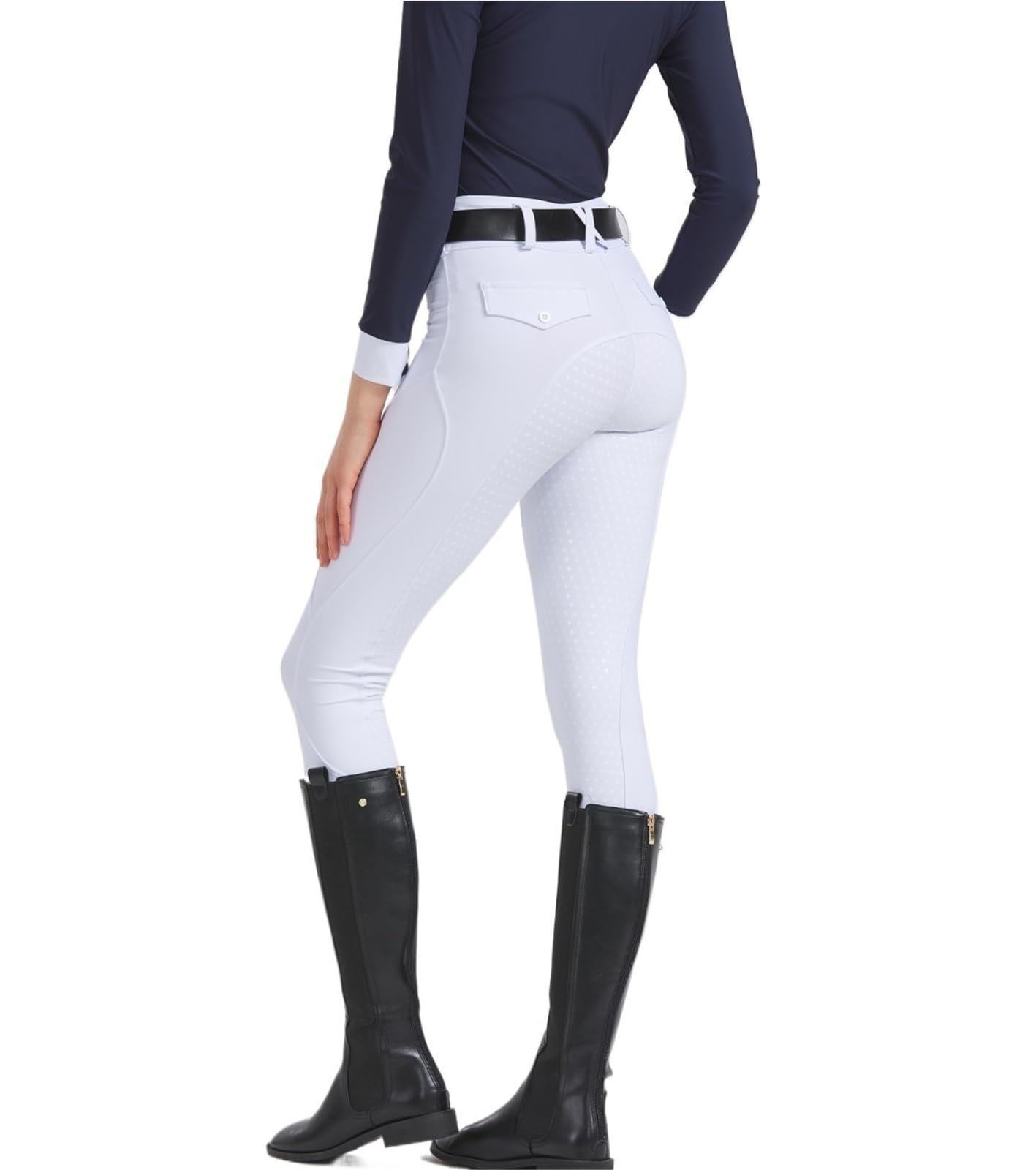 Pantaloni Equitazione Donna Pantaloni da Equitazione Professionali in Silicone for Ciclismo Sportivo for esami equestri per la Formazione
