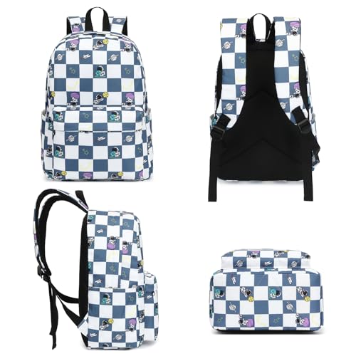 Esfoxes Mochila para meninas para o ensino fundamental, mochila escolar para crianças e adolescentes