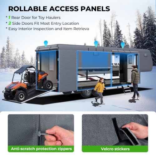 Fonzier 5th Wheel RV Cover 31-34FT