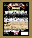 Pecan Shop Raw Unpasteurized Shelled Texas Native Pecans, Wild-Harvested and Tested Pesticide-Free Pecan Halves in Oxygen-Barrier Bag for Peak Freshness - 12 Oz