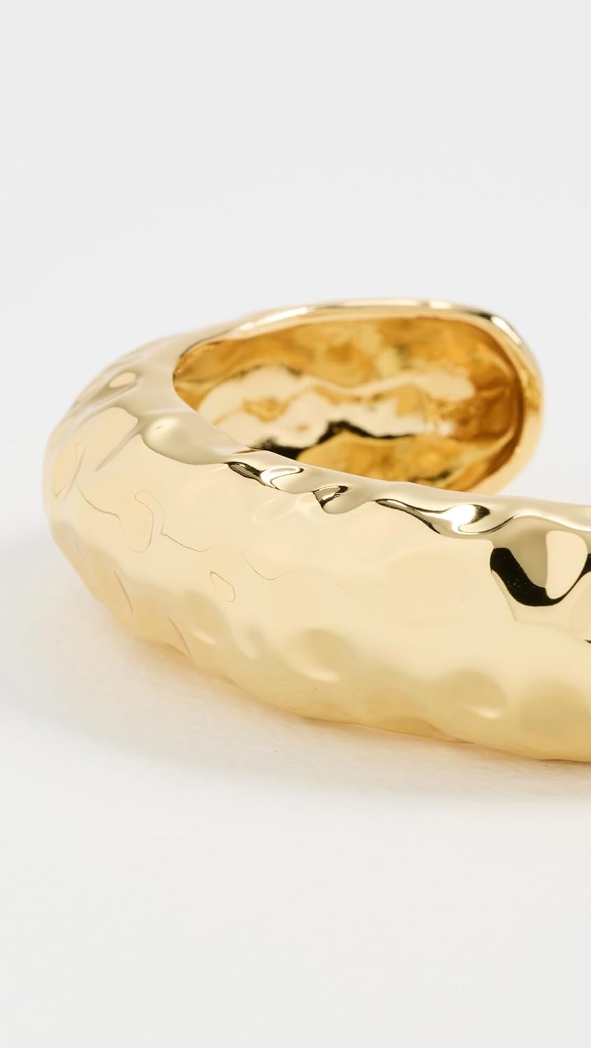 LELET NY Women's Hammered Arch Cuff Bracelet - Image 3