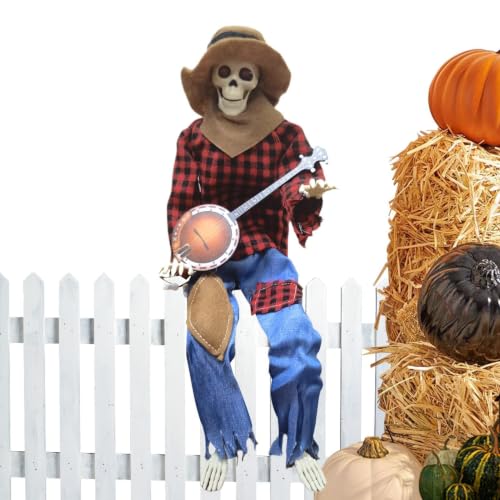 Image of Halloween Skeleton Funny Scary Joint Adjustable Musical Prop