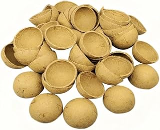 Brown Paper Firework Ball Shells - 2mm Thickness, Multiple Sizes, Craft Supplies (6.5 inch 60 Set)