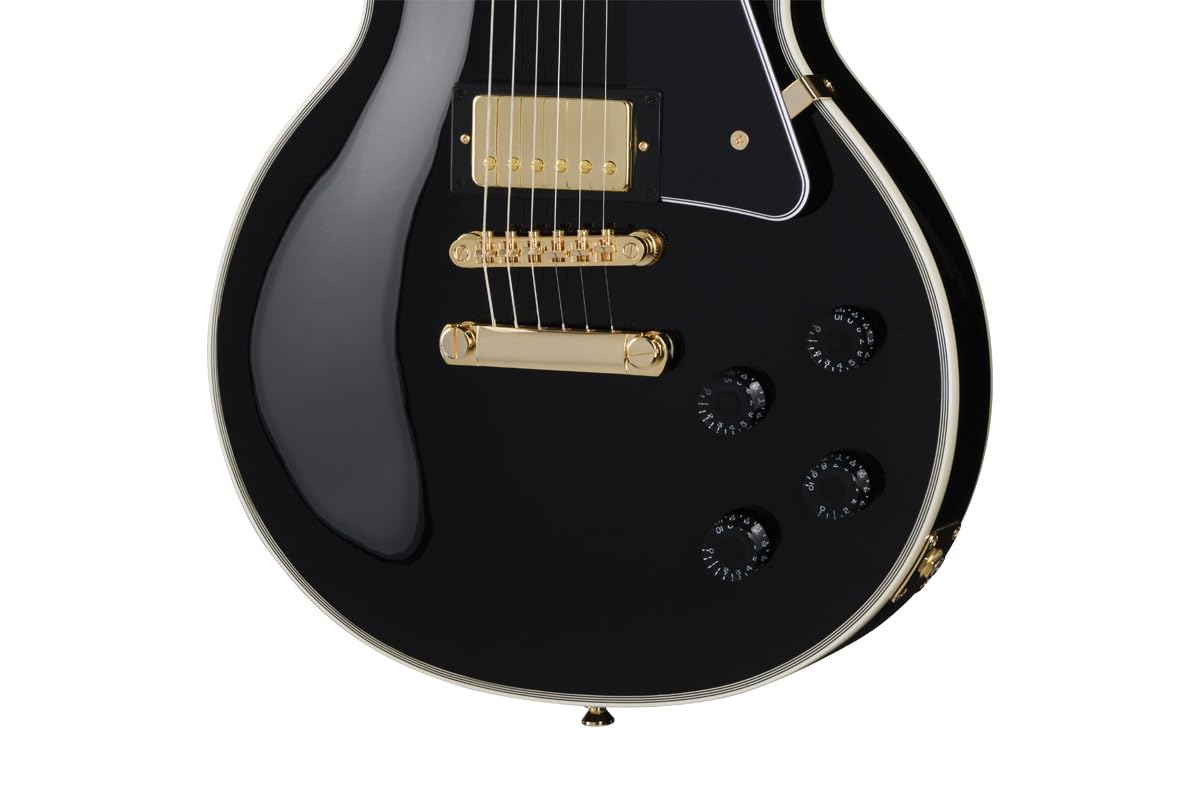 Amazon | Epiphone/Inspired by Gibson Les Paul Custom Ebony [2ND
