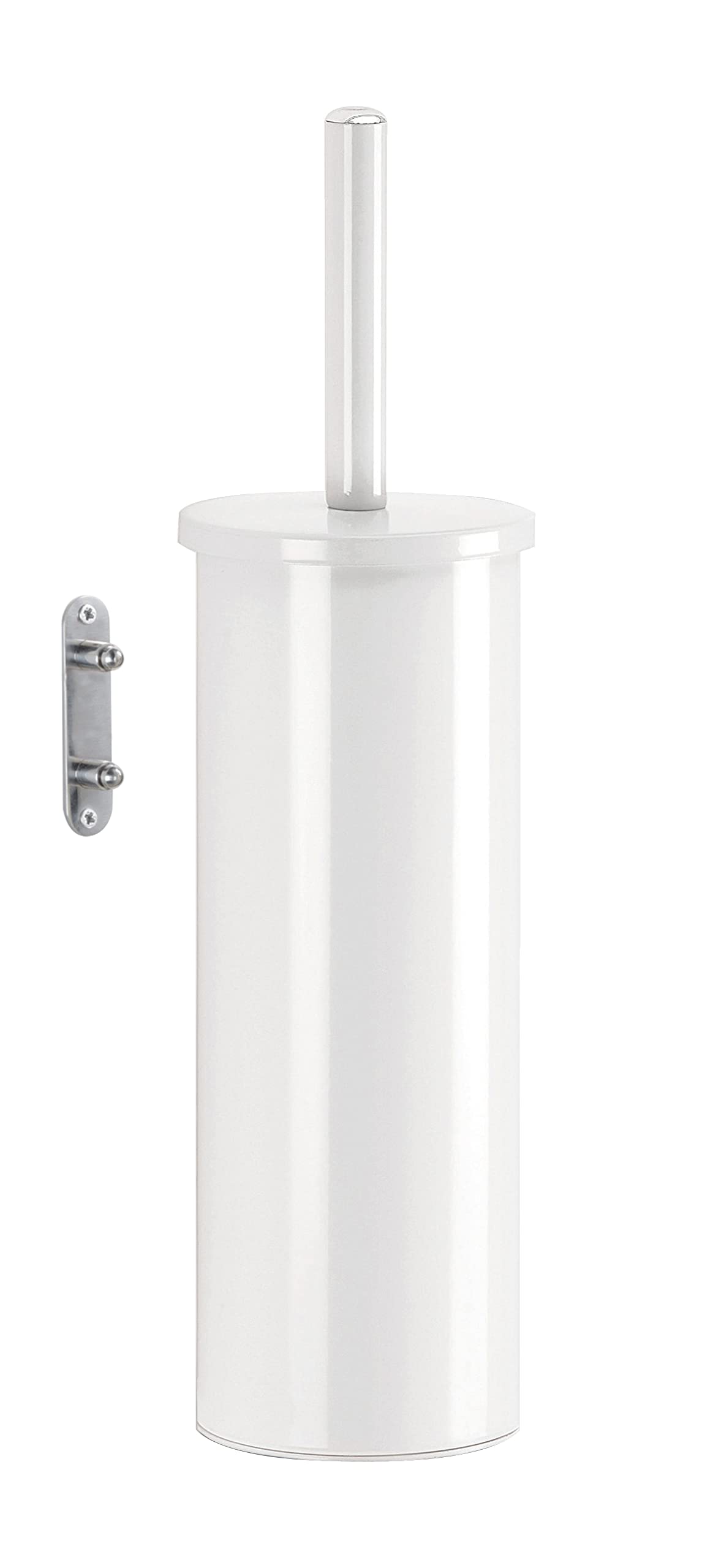 Gedy White Taipei Stainless Steel Toilet Brush, 37.7 X 9.1 X 10 Cm And Weight 0.394 Kg