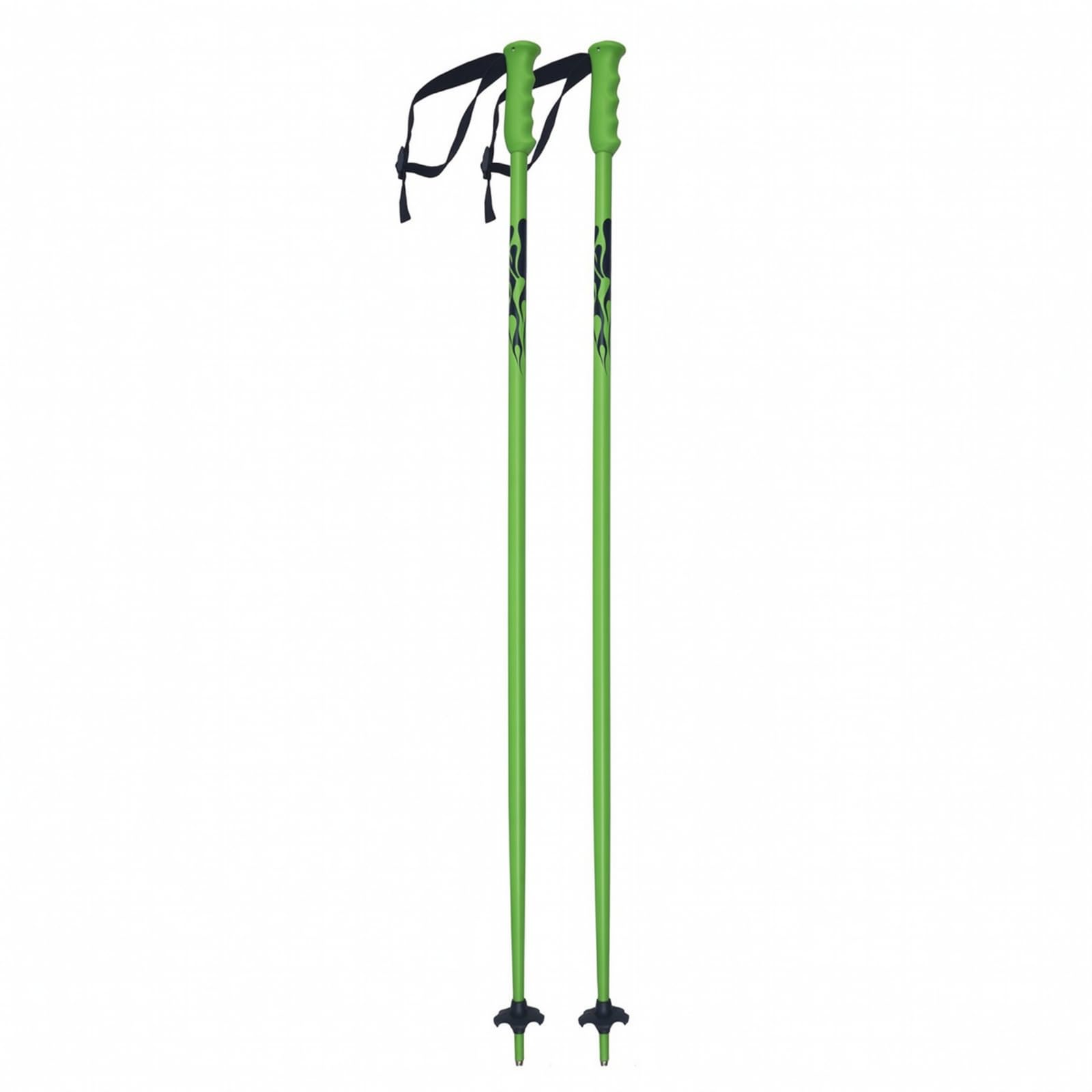 gonomisch Skistock mit Handschlaufe , Grün , 125 cm