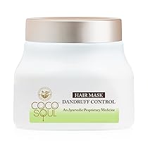 Coco Soul Dandruff Control Hair Mask with 100% Cold Pressed Virgin Coconut Oil | Dhurdhoorapthradera Tailam | Neem & Methi | Sulphate & Paraben Free | From the Makers of Parachute Advansed | 160ml
