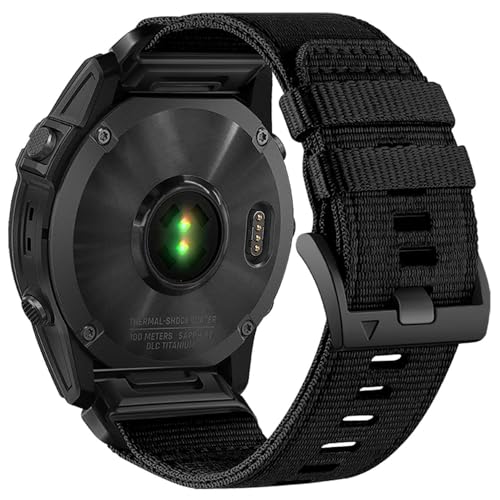 Bracelet de montre 26mm en nylon robuste et acier inoxydable - 5