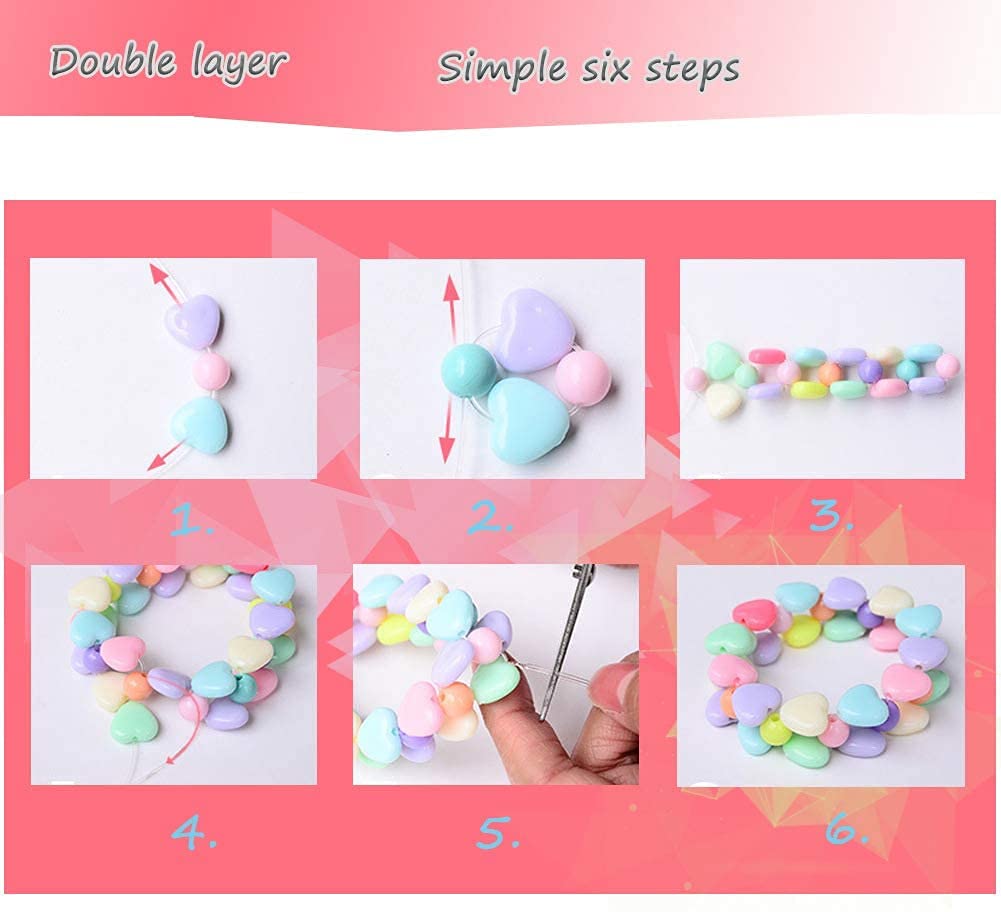 Amazon.co.jp: himsyuden 24種類 DIYビーズ 約450個 かわいい ビーズ 