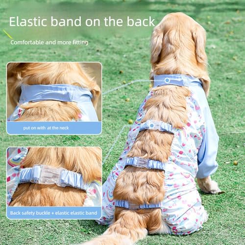 Chaquetas protectoras para perros con protectores de piernas 7