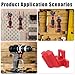 6pcs Tool Holder for Power Tools, Heavy Duty Wall Mount Drill Organizer with Screws ABS Plastic Storage Rack for Garage Workshop Workbench