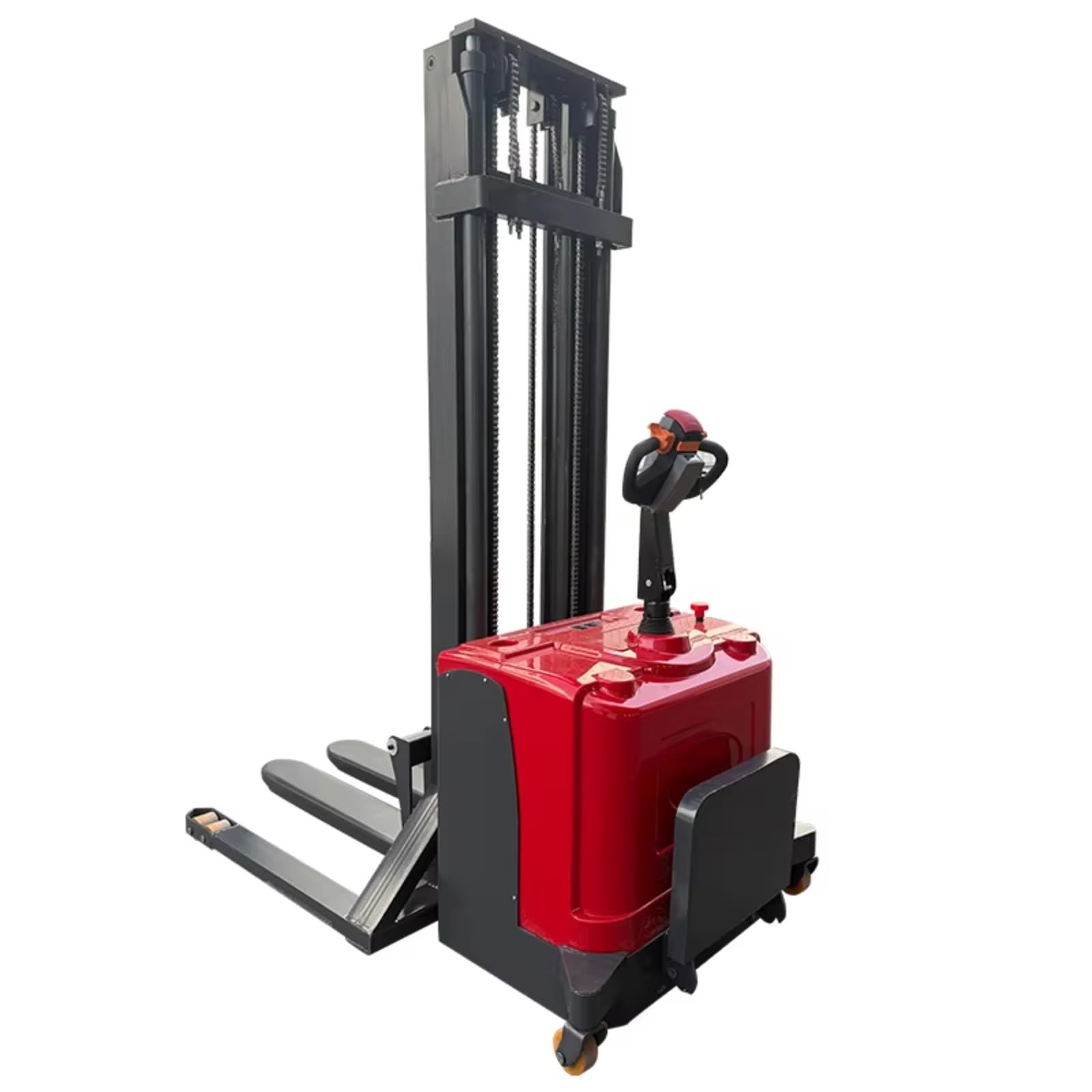 Apilador eléctrico completo de manipulación de palés de 1000 kg, 1500 kg, 3000 mm, altura de elevación, apilador de mano estable para almacén industrial y carga de mercancías