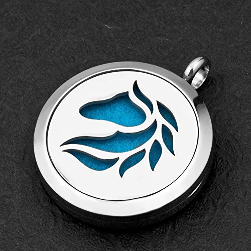 Cooljewelry Aromatherapy Essential Oil Diffuser Necklace Animals Magnetic Locket Pendant Perfume Stainless Steel Jewelry #TOP1