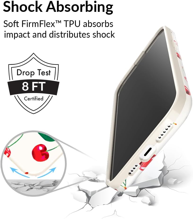 VELVET CAVIAR for iPhone 13 Pro Case Cherry - Compatible with MagSafe - 10ft Drop Tested - Red Cherries