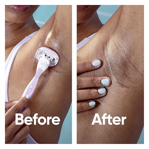 Gillette Venus ComfortGlide Freesia Women's Razor Refills, 6 Refill Cartridges, Fits Venus Reusable Razor Handles, 3-Bladed with Built-in Shave Gel Bars - image 7
