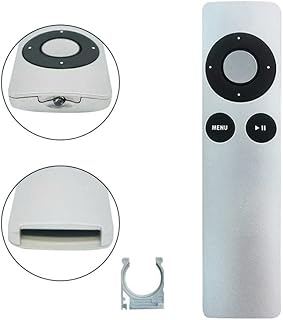 Replacement Apple TV Remote Control for APPLE TV MC377LL/A 1st 2nd 3rd 4th Generation, A1294 A1218/MA711 A1378/MC572 A1427/MD199 A1625/MGY52/MLNC2 A1842/MQD22/MP7P2 Apple TV MC377LL/A MM4T2AM/A