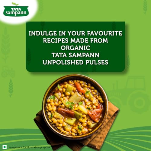 Image of Tata Sampann Organic Unpolished Chana Dal, 1kg