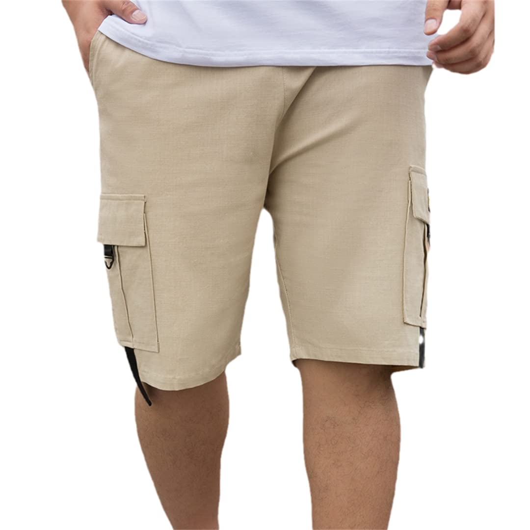 Short cargo d'été décontracté en coton pour homme idéal pour les balades et voyages en vacances