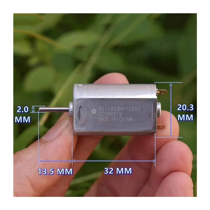 POWTAXBJGD FK-180SH-12280 180 Electronic Starter DC 12V 18V 24V 15600RPM High Speed Carbon Brush 20MM Electronic Starter DIY Hobby Toy Shaver