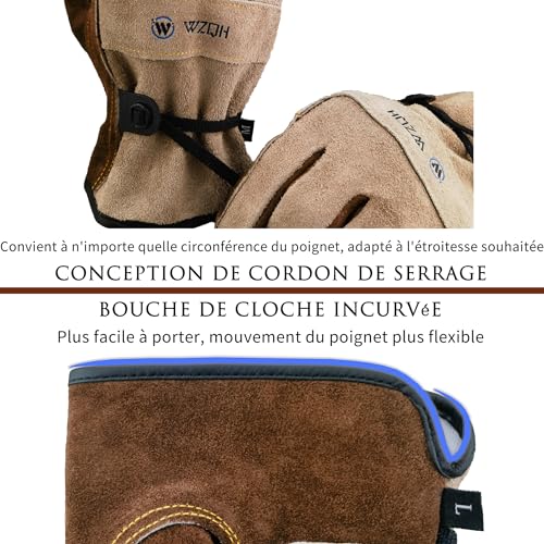 Gants de travail en cuir