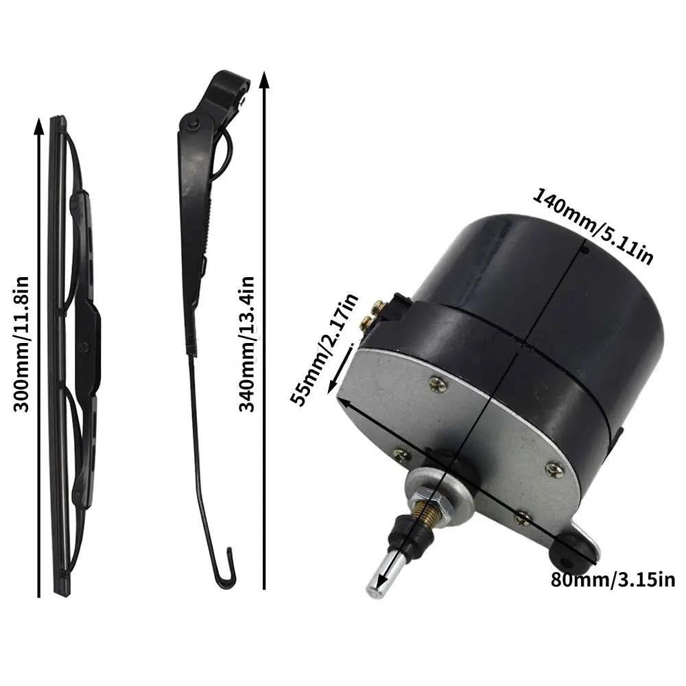 Essuie-Glace Universel pour Jeep, Tracteur, Bateau de pêche, Caravane 01287358 7731000001 0390506510 Bras d'essuie-Glace