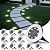 INCX Solar Lights for Outside,12 Pack Solar Lights Outdoor Waterproof, Solar Garden Lights Landscape Lighting for Patio Pathway Lawn Yard Deck Driveway Walkway White