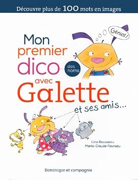 Library Binding Mon premier dico des noms avec Galette [French] Book