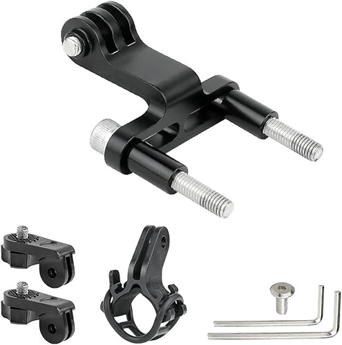 JULAI Abrazadera para manillar bicicleta para Gopro Hero DJI Osmo Action Insta360 Action Camera, multifunción, ajustable, MTN Mountain Road Bike