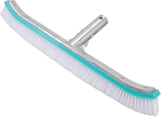 Cabeça de escova de piscina para limpeza de paredes de piscina, escova de limpeza de piscina de chão com cerdas de nylon duráveis, cabeça de escova de piscina para piscinas internas, cerdas de nylon premium cabeça de escova de piscina