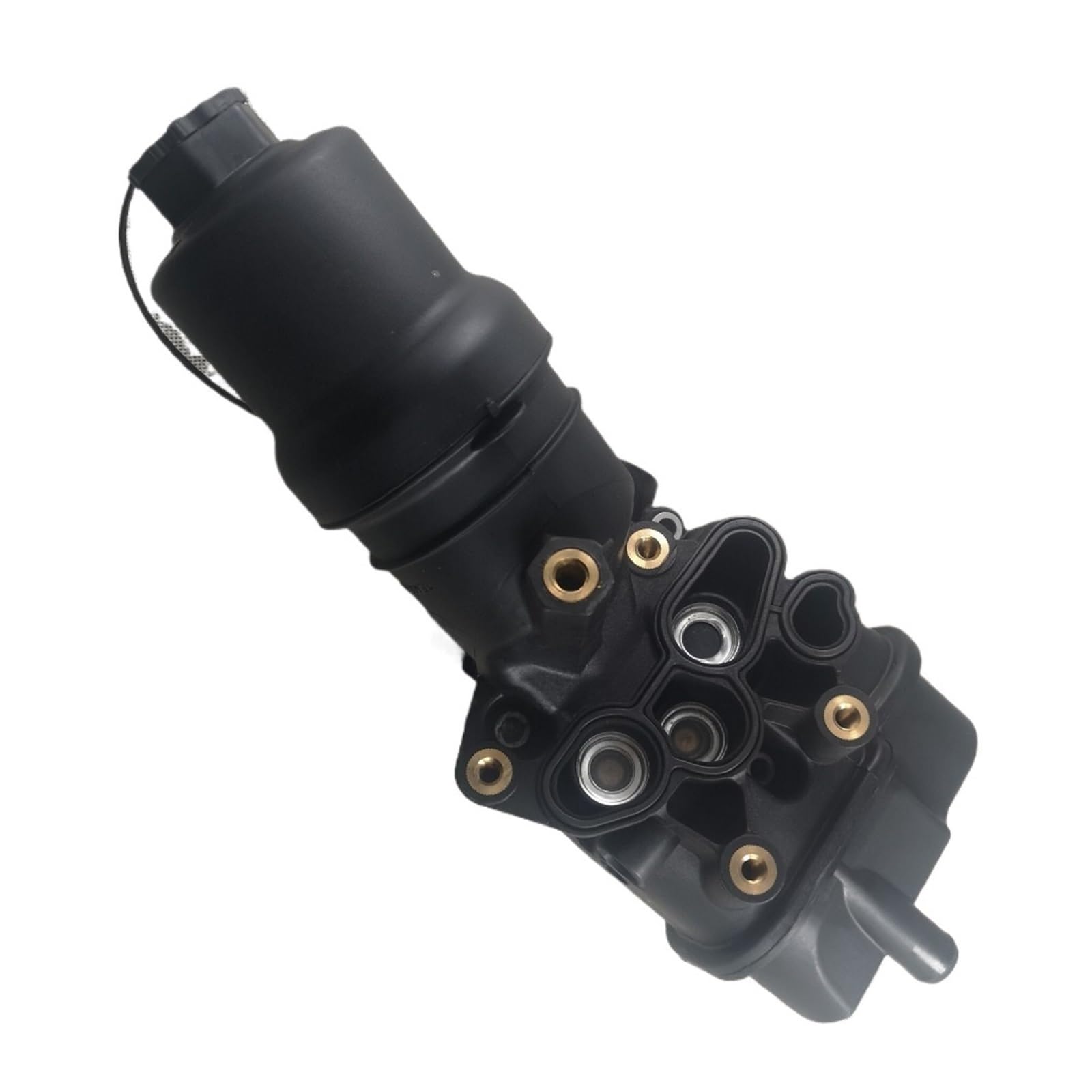 Conjunto de Carcasa del Filtro de Aceite del Motor con Junta, Compatible con Audi A3 A4 TT Golf GTI EOS 2.0L 06D115397J 06D115397K 06D115397G 06D115397H