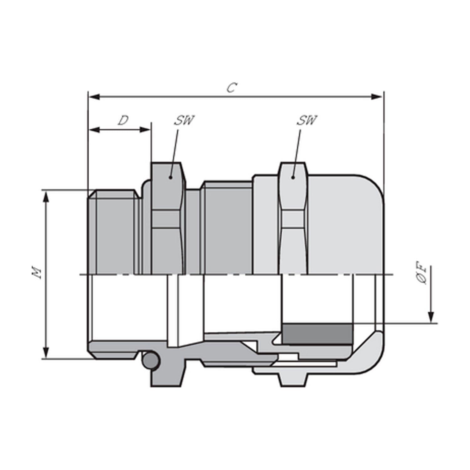 Kabelverschraubung bleifrei LAPP 53112030LF