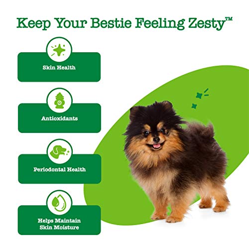 Zesty Paws Orastix For Dogs – Omega Sticks With Hemp Salmon Krill Oil Bone Broth Anti Itch Skin Coat Care Hip & Joint Health Heart Immune System Support Dog Tartar Teeth Cleaning 25Oz #TOP1