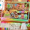 Rechargeable Led Drawing Board with 12 Markers, 16.5" Led Message Board - 8 Drawing Stencils & Storeage Bag & Edge Protection, Light Up Acrylic Dry Erase Lumi Board with Colors for Gift/Classroom/Office/Kids