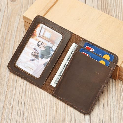 Men's Wallet Vintage Men's Simple Leather Wallet for Party，Travel3
