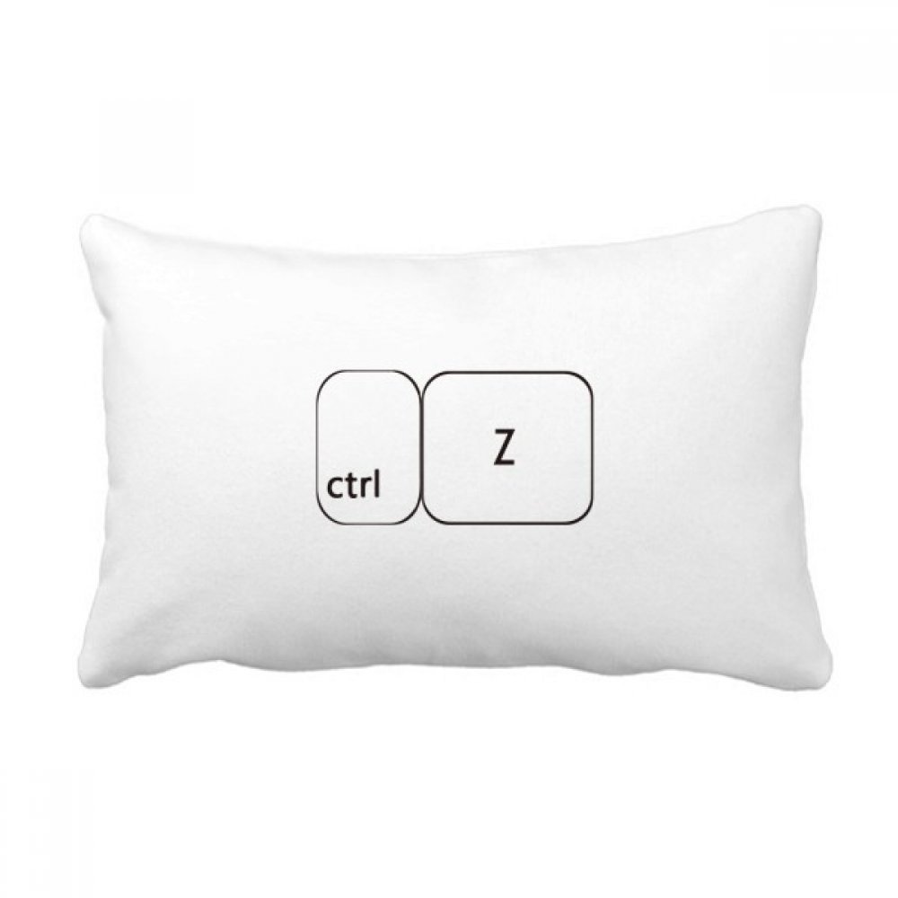 Coussin Ctrl Z décoratif multicolore 40x60 cm pour canapé de salon