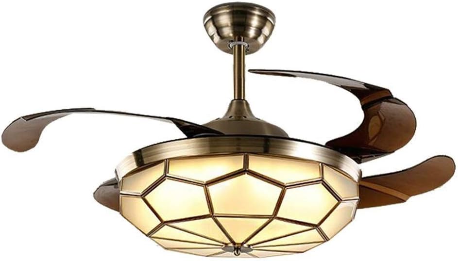 ventilatore a soffitto per camera da letto in bronzo