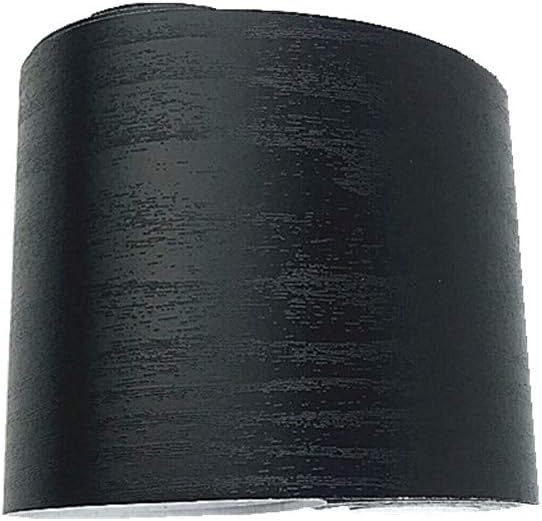 Taamall Simplemuji Black Wood Grain 3D Wallpaper Border Peel & Stick PVC Wall Covering Kitchen Bathroom Bedroom Tiles Decor Sticker,4 Inch by 32.8 Feet 10 Meters