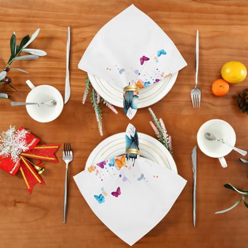 Servilletas de Tela Multicolor Set x6 20x20 pulg miniatura 5