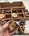 Handmade Wooden Puzzle Box Set - Educational Games Ten Brain Teasers 3D Wooden Puzzle Brain Teasers, 10 Wooden Game Gift Set Challenging Puzzles for Adults Handmade Wooden Puzzles for Adults and Kids