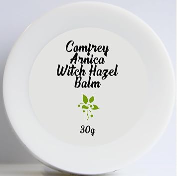 Comfrey, Arnica & Witch Hazel Balm | Natural Soothing Balm for Joints and Muscles | Eucalyptus, Calendula & Rosemary 30g