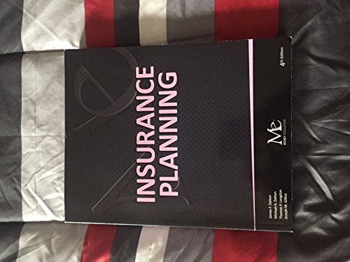 INSURANCE PLANNING 1936602210 Book Cover