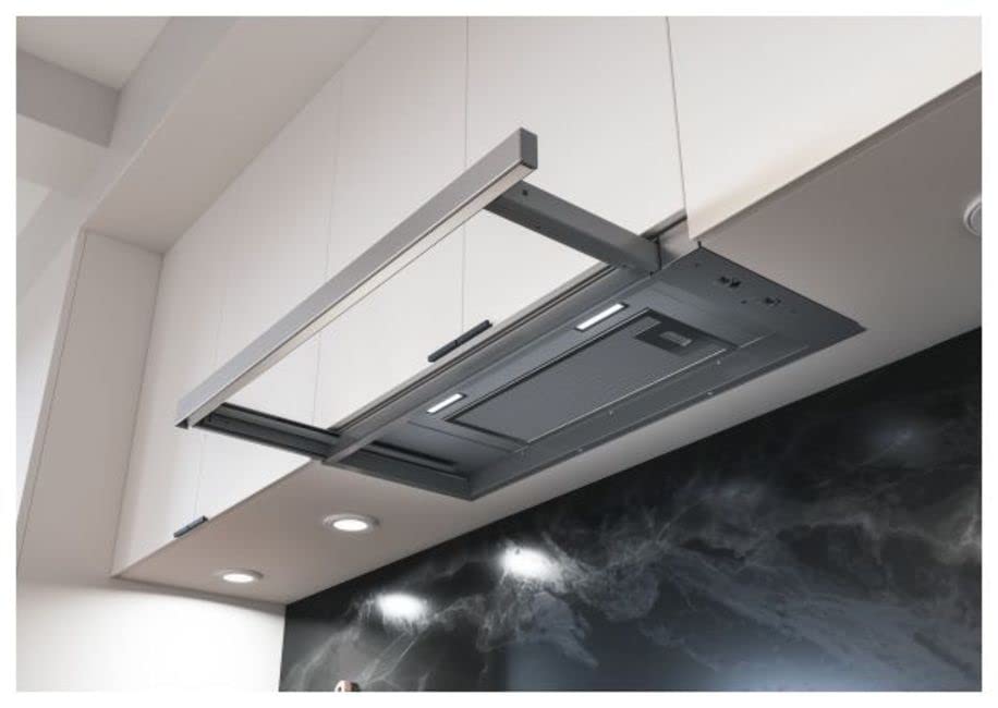 Zephyr ZPI-E36B290 Pisa 180-290 CFM 36 Inch Wide Under Cabinet Range Hood with LumiLight LED Lighting - Stainless Steel/Glass