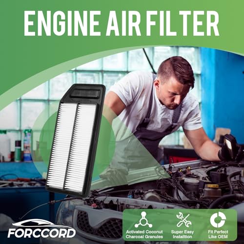 Image of 2-PACK Engine Air Filter Fits for Acura TSX 2004-2008 2.4L, Honda Accord 2003-2007 2.4L Air Filter Replacement CA9564 Car Accessories