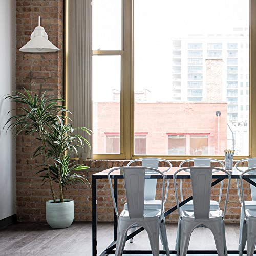 Globe Electric 44388 11" Outdoor Wall Sconce, Matte White, Outdoor Lighting Modern, Wall Lighting, Porch Light, Front Porch Décor, Outdoor Light Fixture, Outdoor, Weatherproof, Decorative #TOP5