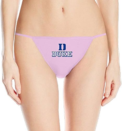 LBGN L Hot Sexy T-Back Women's Duke D Logo Fashion G-String Bikini Thong Underwear Pink