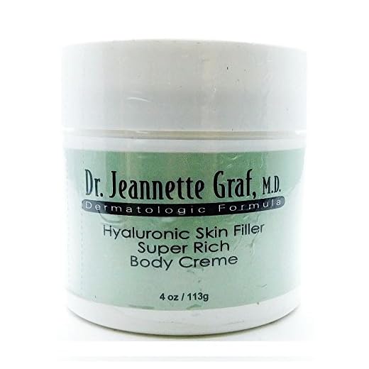 Dr. Jeannette Graf Hyaluronic Skin Filler Super Rich Body Creme 4 Oz.