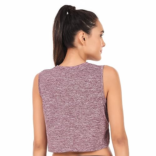 Image of ReDesign Apparels Women's Athleisure Dri Fast Workout Sleeveless Top Sports Gym Tshirt