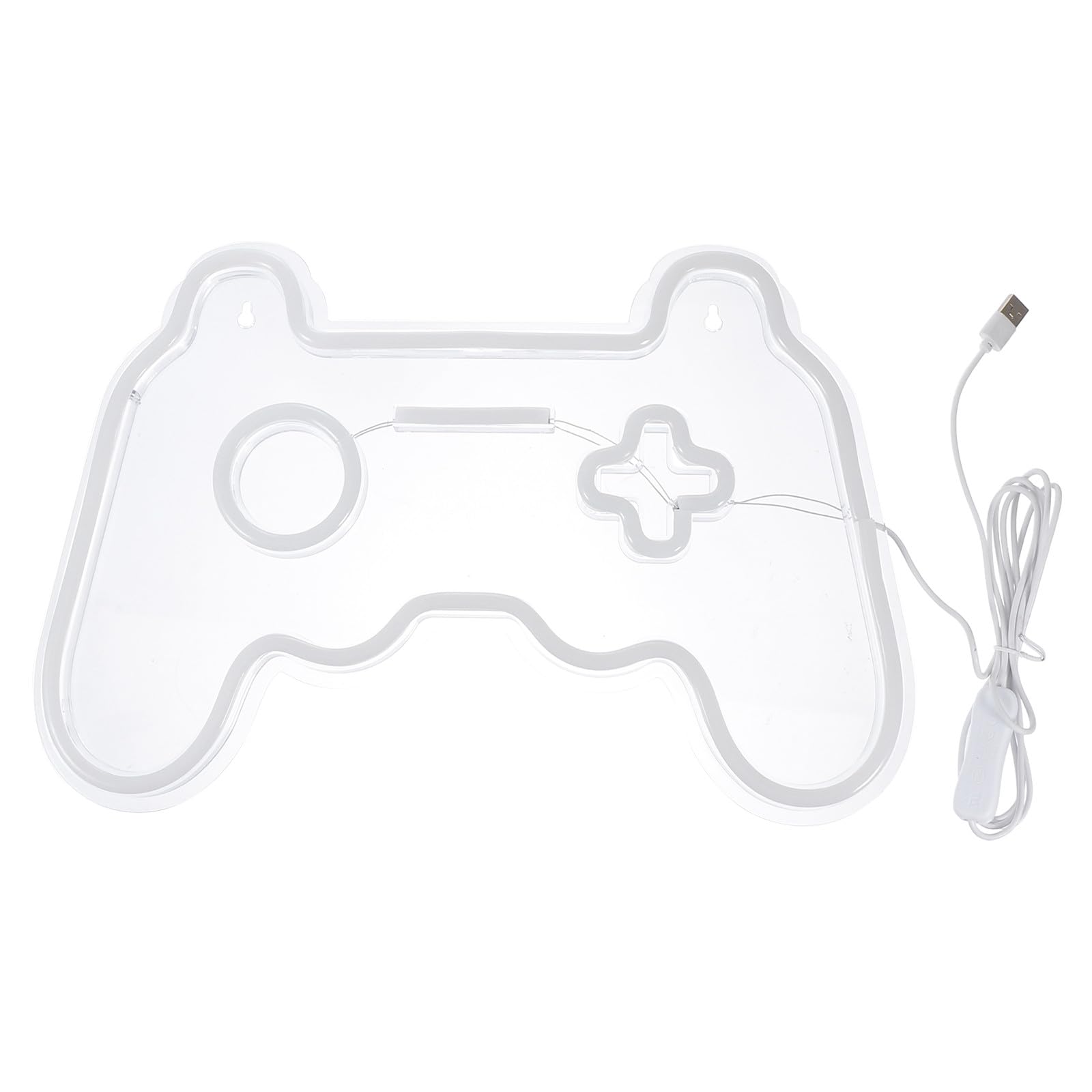 Lampe néon manette de jeu bleue LED pour déco de chambre gamer et salon - 8