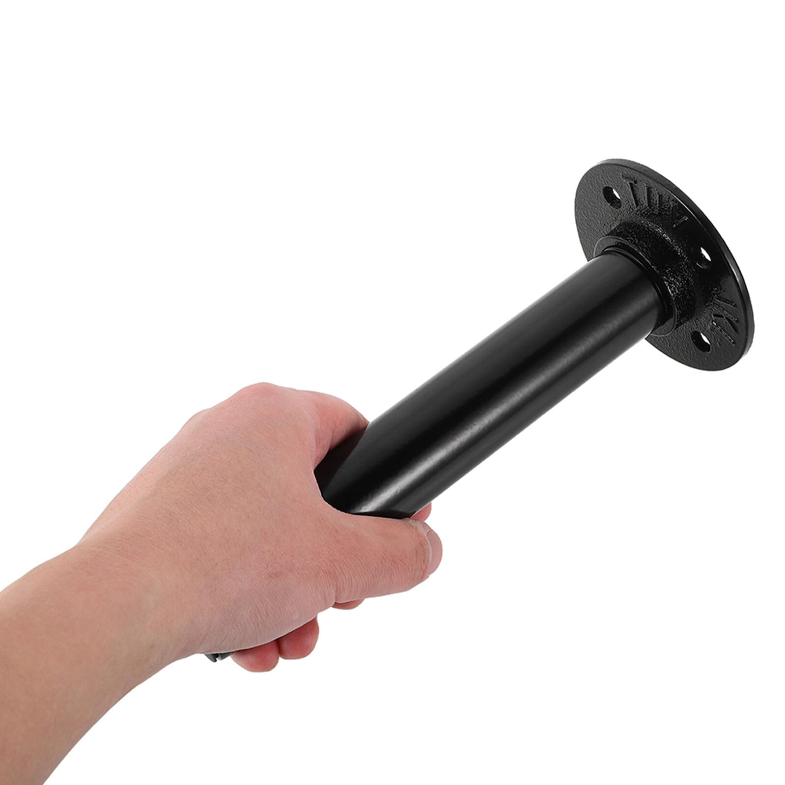 SUPVOX Soporte de Pared para 3 Discos de Pesas Negros Estante de Almacenamiento para Placas de Gimnasio Organizador de Entrenamiento en Casa Accesorio Resistente para Gimnasio